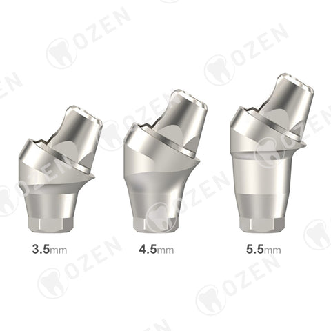 Multi-Unit Angle abutment compatible with Dio UFII